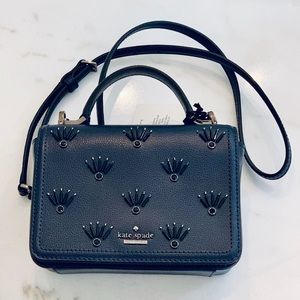 Kate Spade Set In Stone Navy Handbag